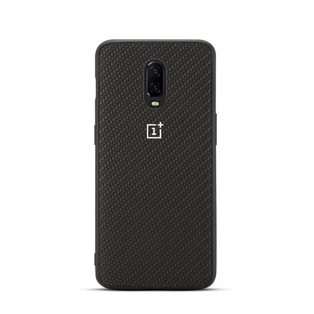 Carbon Nylon Bumper Sandstone Silicone Case for Oneplus 6 | 6T | 7 | 7 Pro