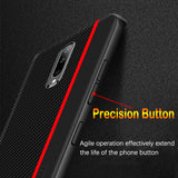 Oneplus 7 | 7 Pro Carbon Fiber Texture PU Leather Back Case Cover