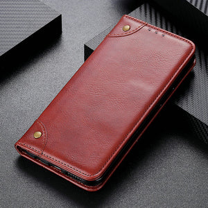 Magnetic Shockproof Luxury Leather Flip Case Cover for Oneplus 7 Pro