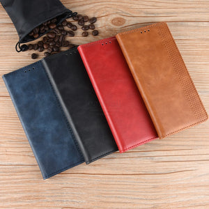 Vintage Slim Magnetic Wallet Leather Card Slot Flip Case for Oneplus 7 | 7 Pro