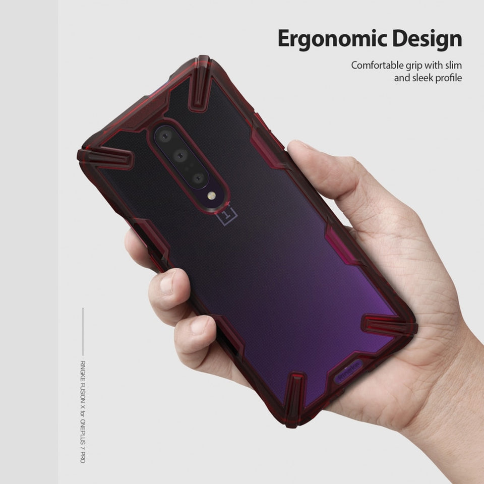 Ringke Hybrid Heavy, Duty Dual Layer Drop Protection Case & Back Cover for ONEPLUS 7 Pro