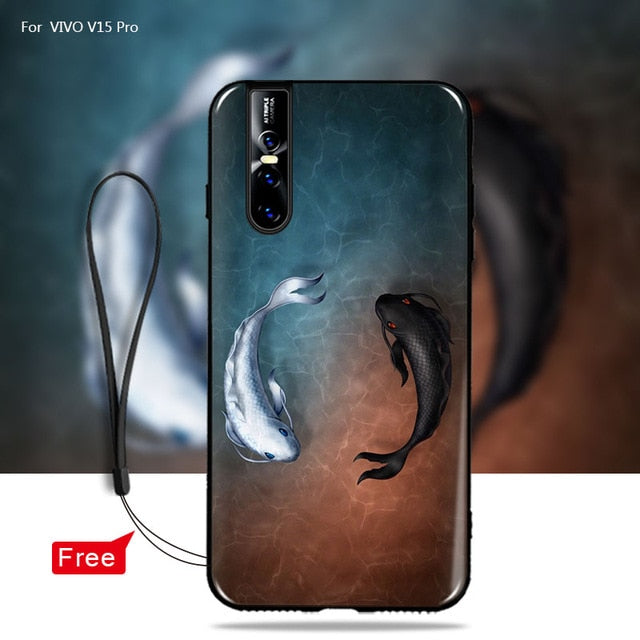 Multi-Pattern Luxury Soft Back Case Cover for Vivo V15 Pro