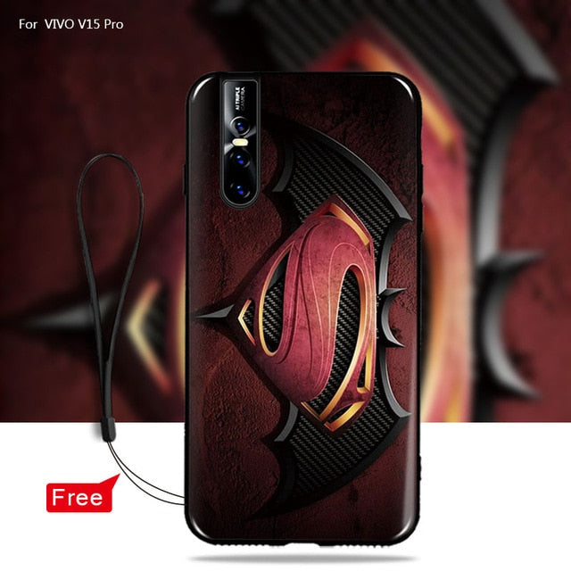 Multi-Pattern Luxury Soft Back Case Cover for Vivo V15 Pro