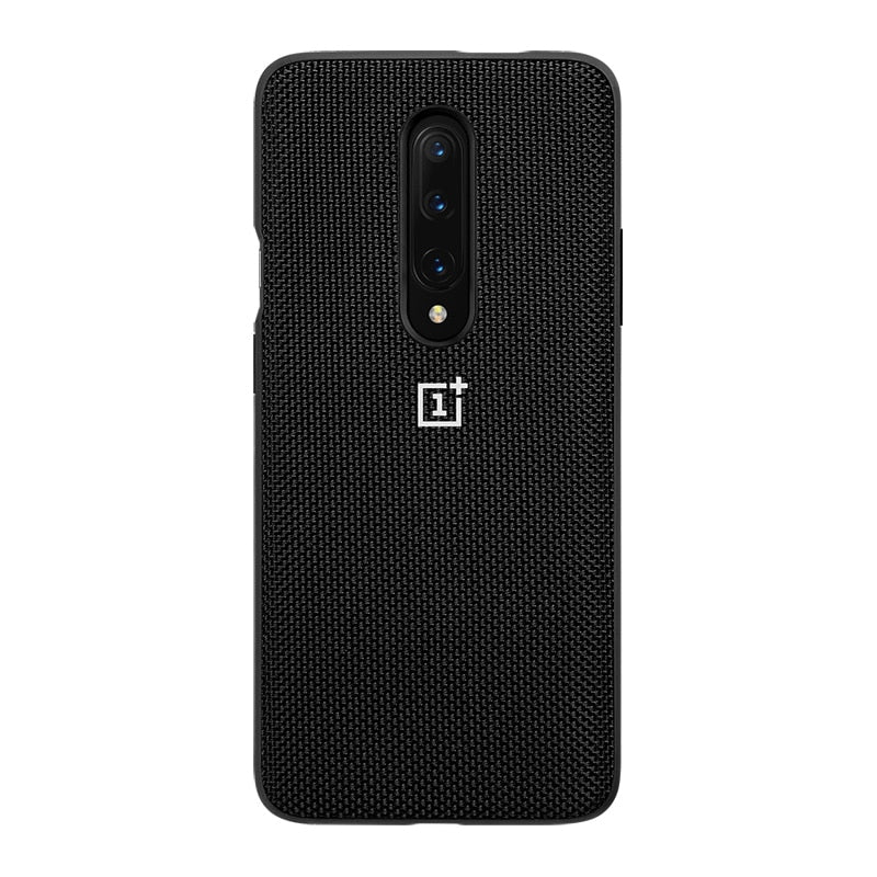 Original Box GM1915 Oneplus 7 Pro Case Original 100% official Stock Sandstone Kevlar Karbon Protection Back Cover