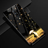 Oneplus 7 Pro, 7, 6, 6T Luxury Pattern Tempered Glass Armor Case & Back Covers