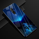 Oneplus 7 Pro, 7, 6, 6T Luxury Pattern Tempered Glass Armor Case & Back Covers