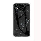 Luxury Marble Grain Hard Tempered Glass Back Case Cover for Vivo V15 & V15 Pro