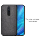 Cloth Fabric Silicone Soft Edge Protection Case for ONEPLUS 7 Pro, 7, 6T, 6