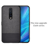 Cloth Fabric Silicone Soft Edge Protection Case for ONEPLUS 7 Pro, 7, 6T, 6