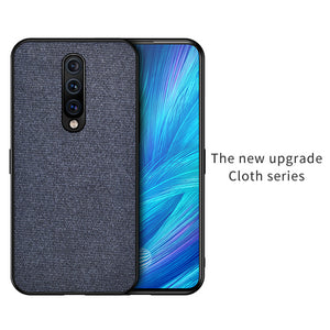 Cloth Fabric Silicone Soft Edge Protection Case for ONEPLUS 7 Pro, 7, 6T, 6