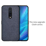 Cloth Fabric Silicone Soft Edge Protection Case for ONEPLUS 7 Pro, 7, 6T, 6