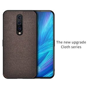 Cloth Fabric Silicone Soft Edge Protection Case for ONEPLUS 7 Pro, 7, 6T, 6