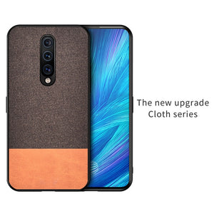 Cloth Fabric Silicone Soft Edge Protection Case for ONEPLUS 7 Pro, 7, 6T, 6