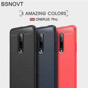 Silicone Hard Rubber Case Cover for Oneplus 7 Pro