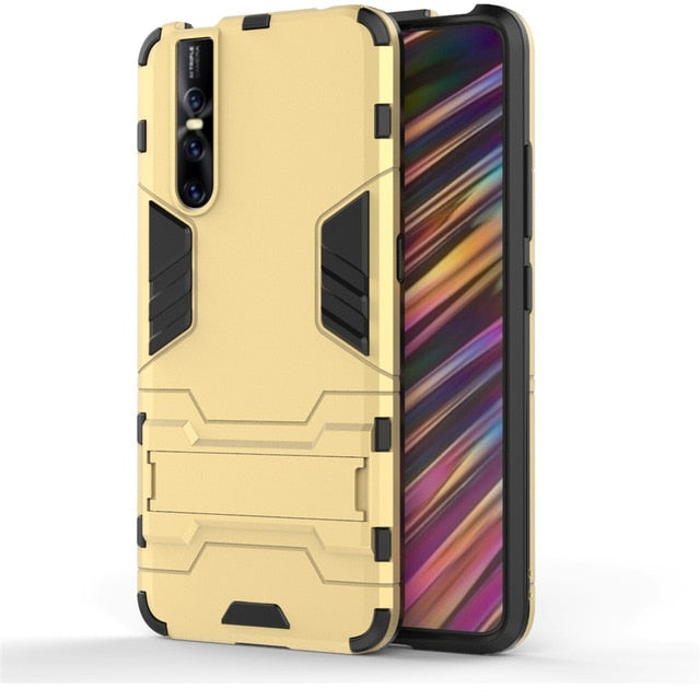 Armour Smart Hybrid Shockproof Silicone Case Cover for Vivo V15 & V15 Pro