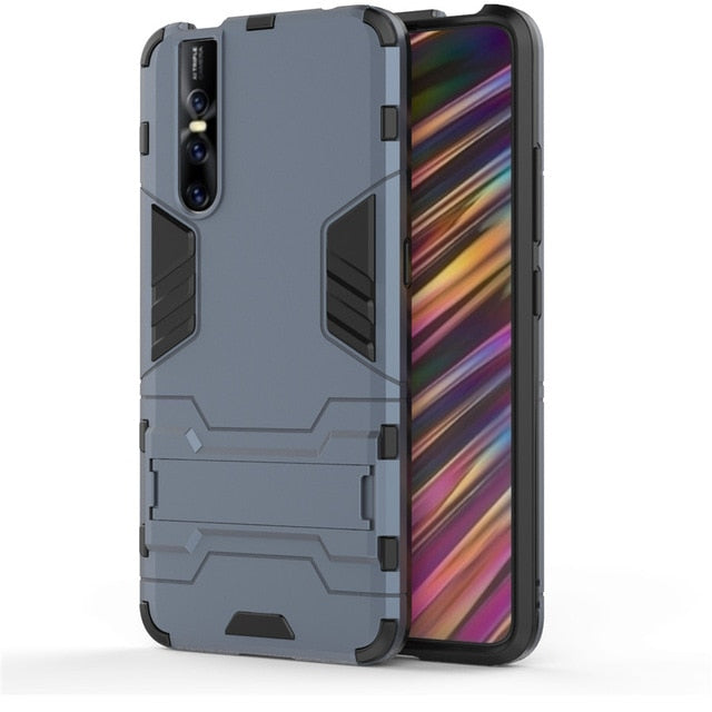 Armour Smart Hybrid Shockproof Silicone Case Cover for Vivo V15 & V15 Pro