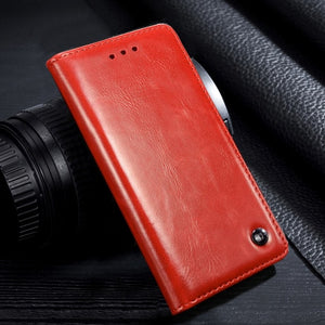 Genuine Leather Flip Luxury Creative Stents Case Cover for Vivo V15 Pro