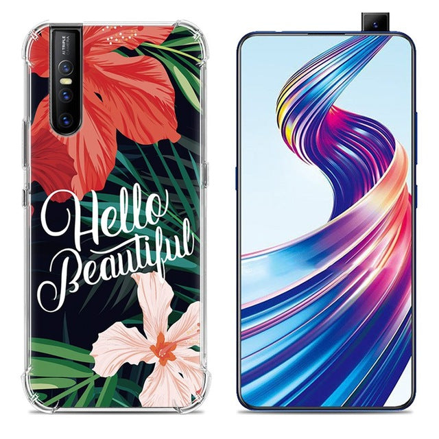 Stylish Painted Anti-Knock Airbag Phone Case for Vivo V15 Pro