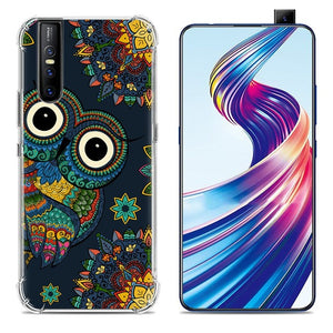 Stylish Painted Anti-Knock Airbag Phone Case for Vivo V15 Pro