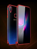 Luxury Plating Soft Silicone Transparent Case Cover for Vivo V15 | V15 Pro