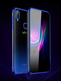 Luxury Plating Soft Silicone Transparent Case Cover for Vivo V15 | V15 Pro