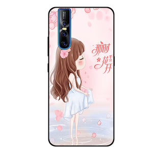 High Quality Art Painted Soft Silicone Skin Back Case Cover Vivo V15 & V15 Pro