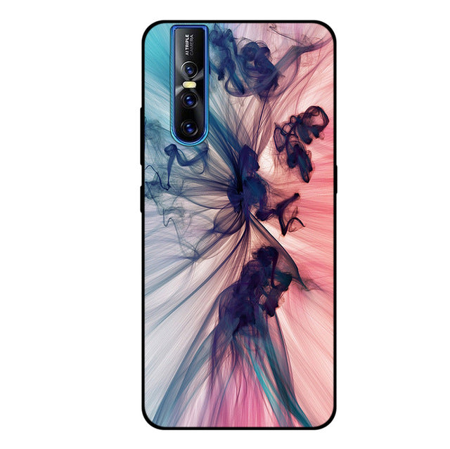 High Quality Art Painted Soft Silicone Skin Back Case Cover Vivo V15 & V15 Pro