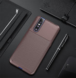 Luxury Carbon Fibre Drop-Proof Soft Armor Case for Vivo V15 | V15 Pro