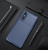 Luxury Carbon Fibre Drop-Proof Soft Armor Case for Vivo V15 | V15 Pro