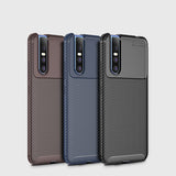 Luxury Carbon Fibre Drop-Proof Soft Armor Case for Vivo V15 | V15 Pro